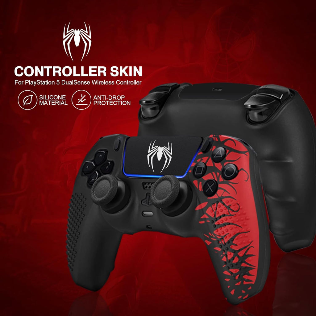 PS5 Controller Skin-Spider MAN 2 Theme