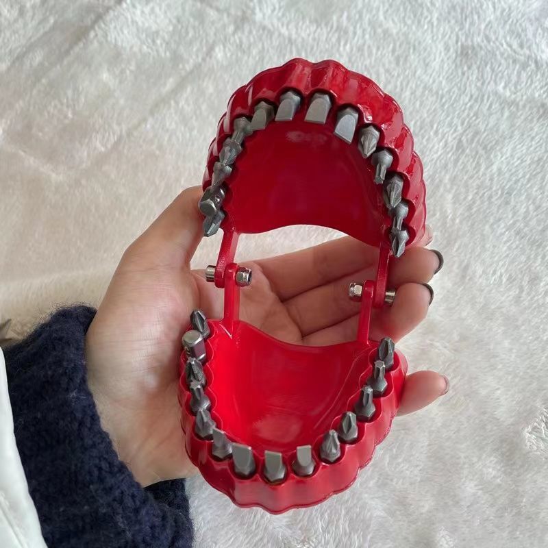 Handmade gifts🎁3D Sculpture Denture Drill Bit Holder