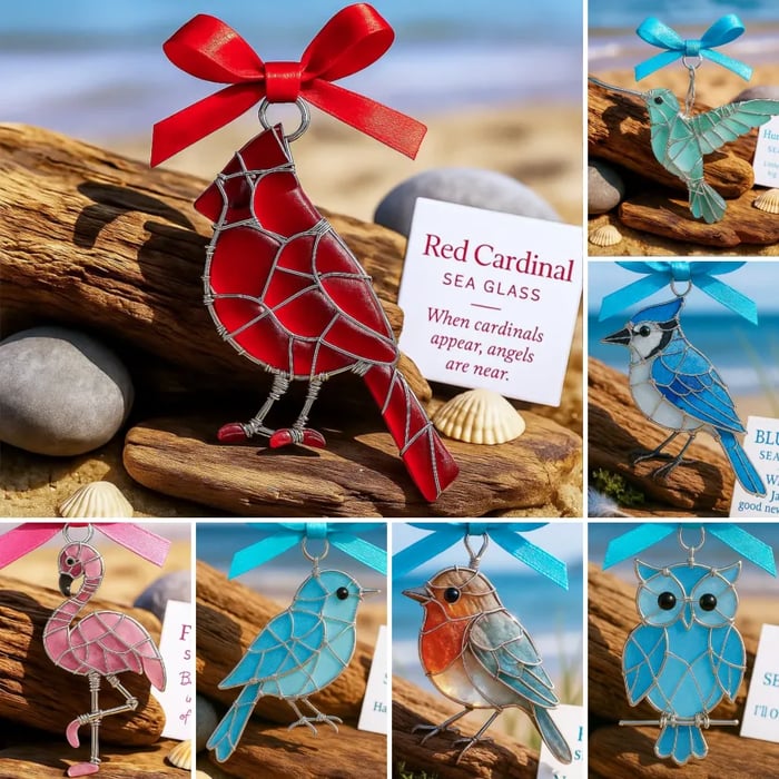 🔥LAST DAY 60% OFF🔥 Handmade Sea Bird Ornament