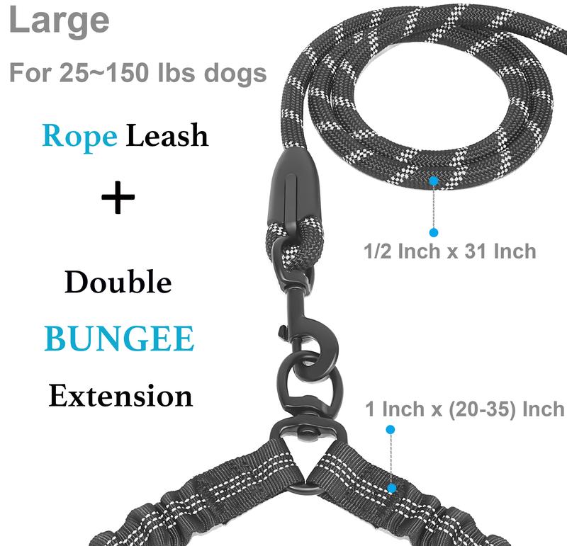 🎁Double Dog Leash, 360 Swivel No Tangle Walking Leash