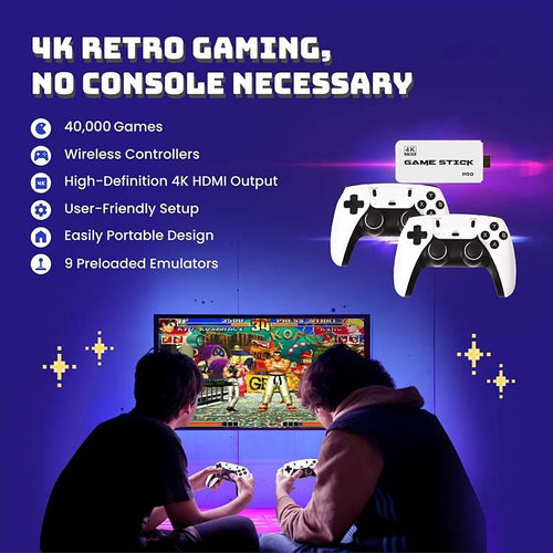 NEW Upgraded Retro Game Stick with 40,000+ Games