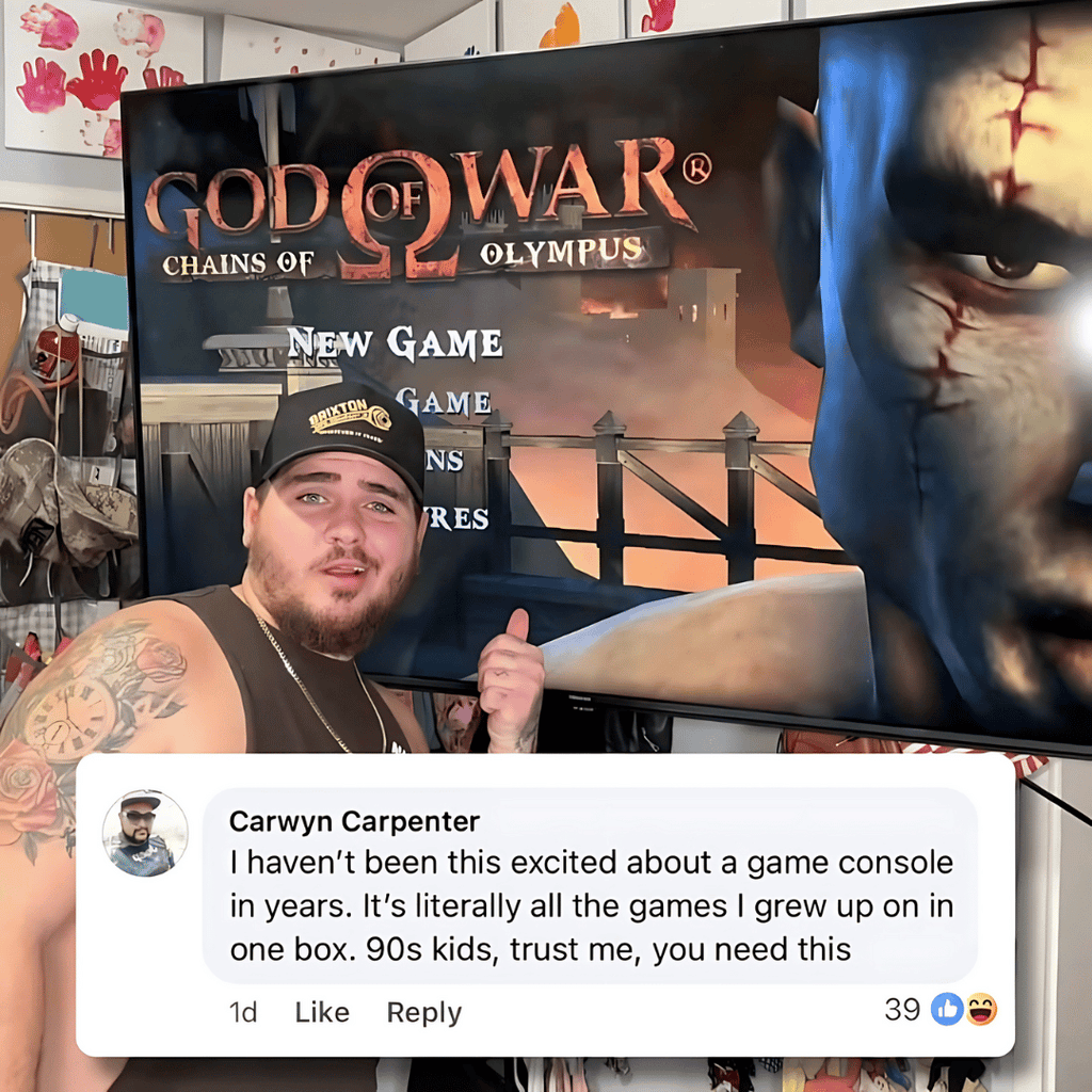 Retrops Arcade Game Stick with 20,000+ Games