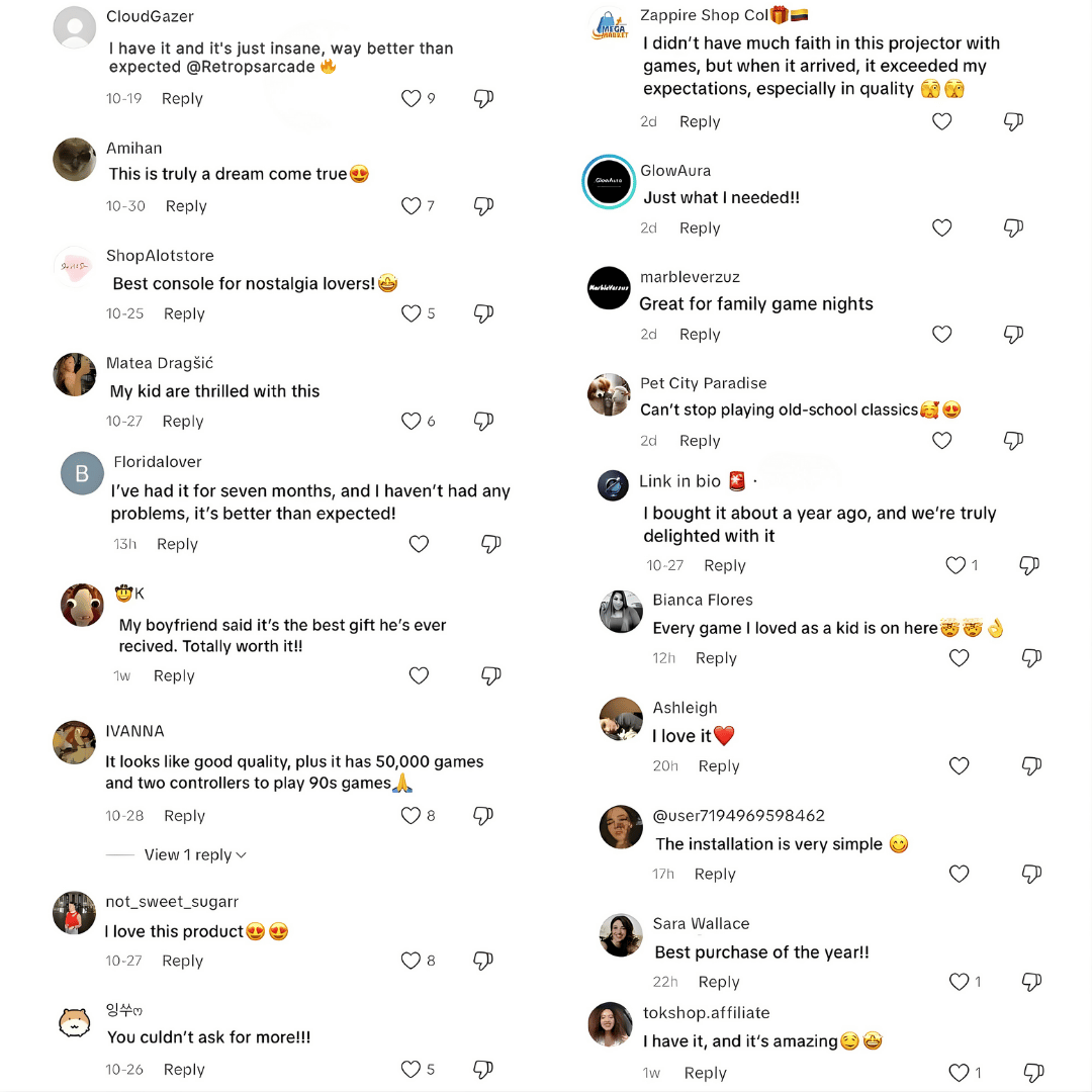 Retrops Arcade Game Stick with 20,000+ Games