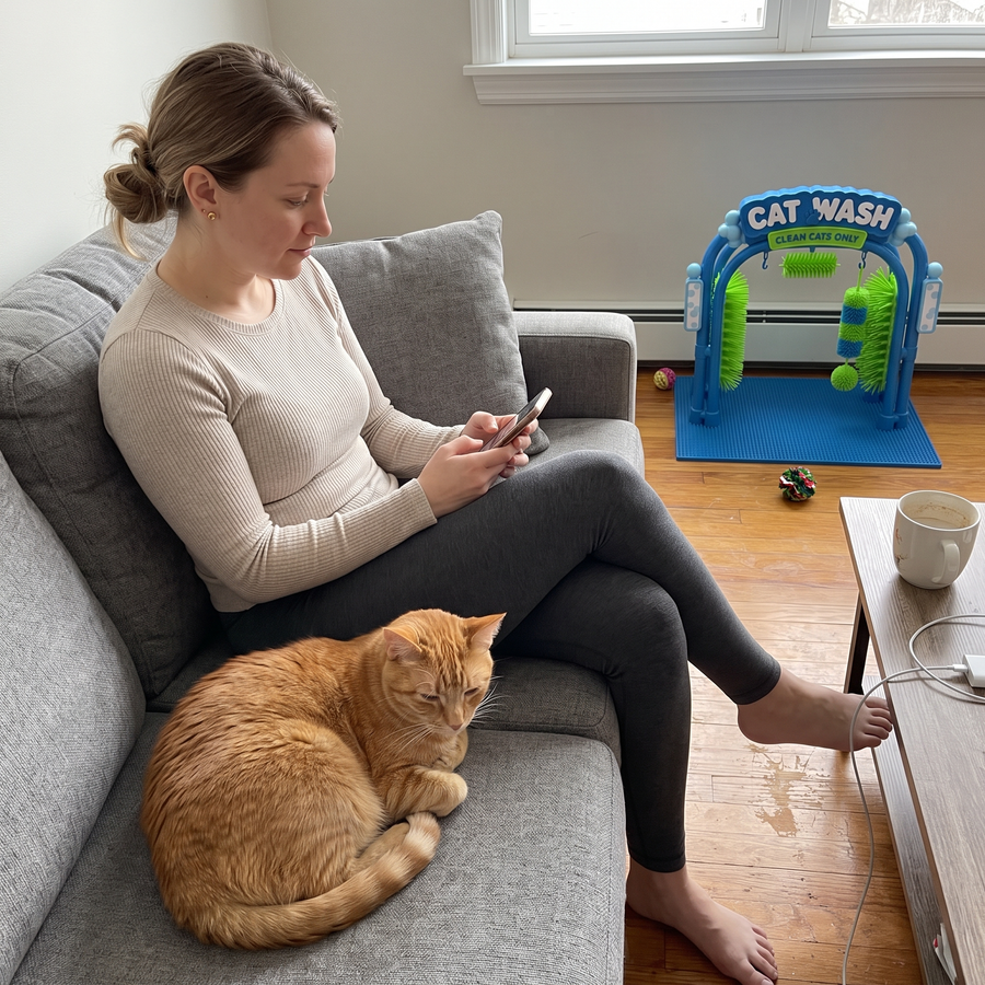 35% OFF| Cat Wash Grooming Station