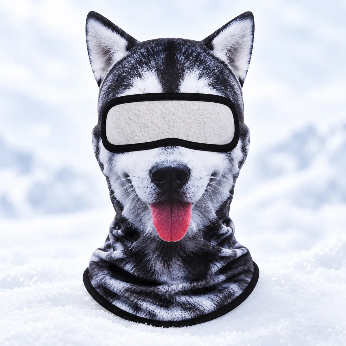 25%OFF| 3D Visual effects Cat Ski Balaclava – Eye-Catching Animal Face Mask for Outdoor Fun!
