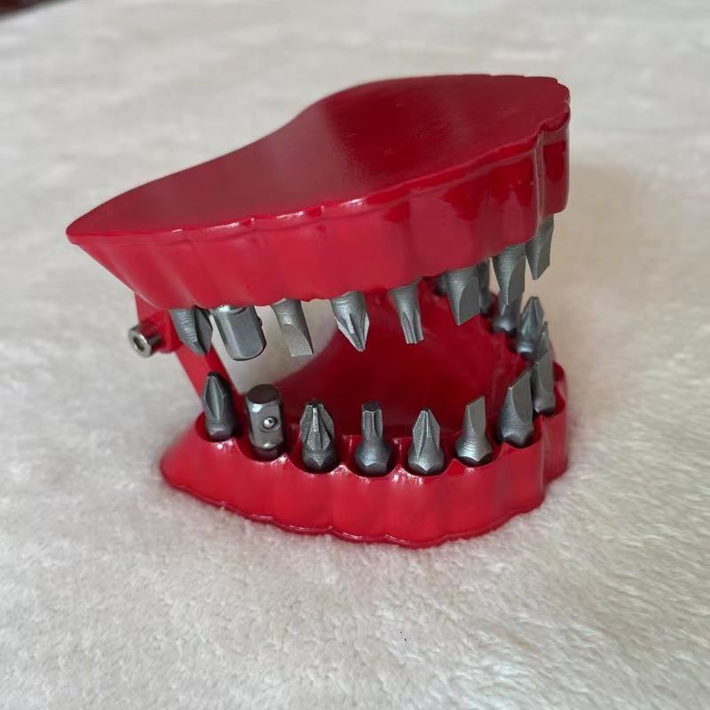 Handmade gifts🎁3D Sculpture Denture Drill Bit Holder
