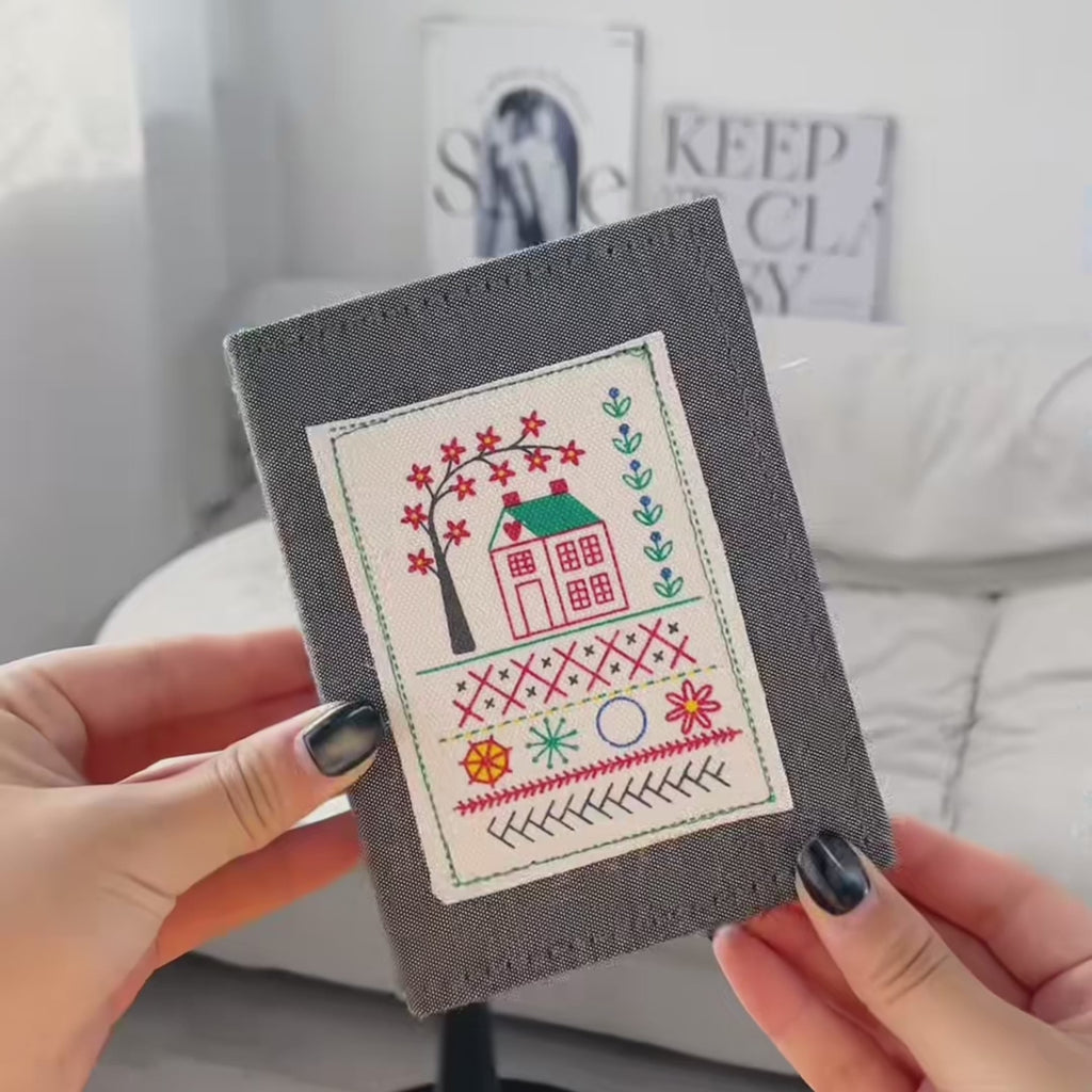 Embroidery stitch book